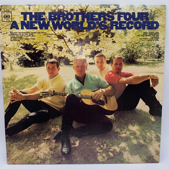 The Brothers Four A New World’s Record Album Vinyl LP Columbia - Picture 1 of 8